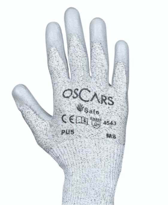 13G Cut Resistance Shell PU Palm Coated Glove – Cut Level C